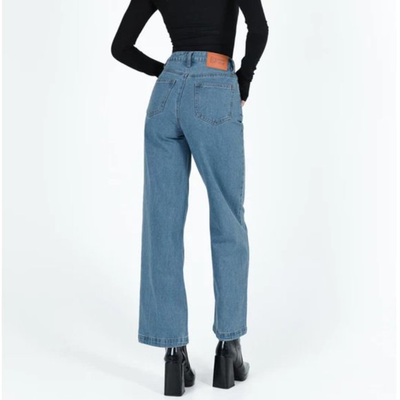 Princess Polly Wide-Leg Retro Jeans - Picture 3 of 11
